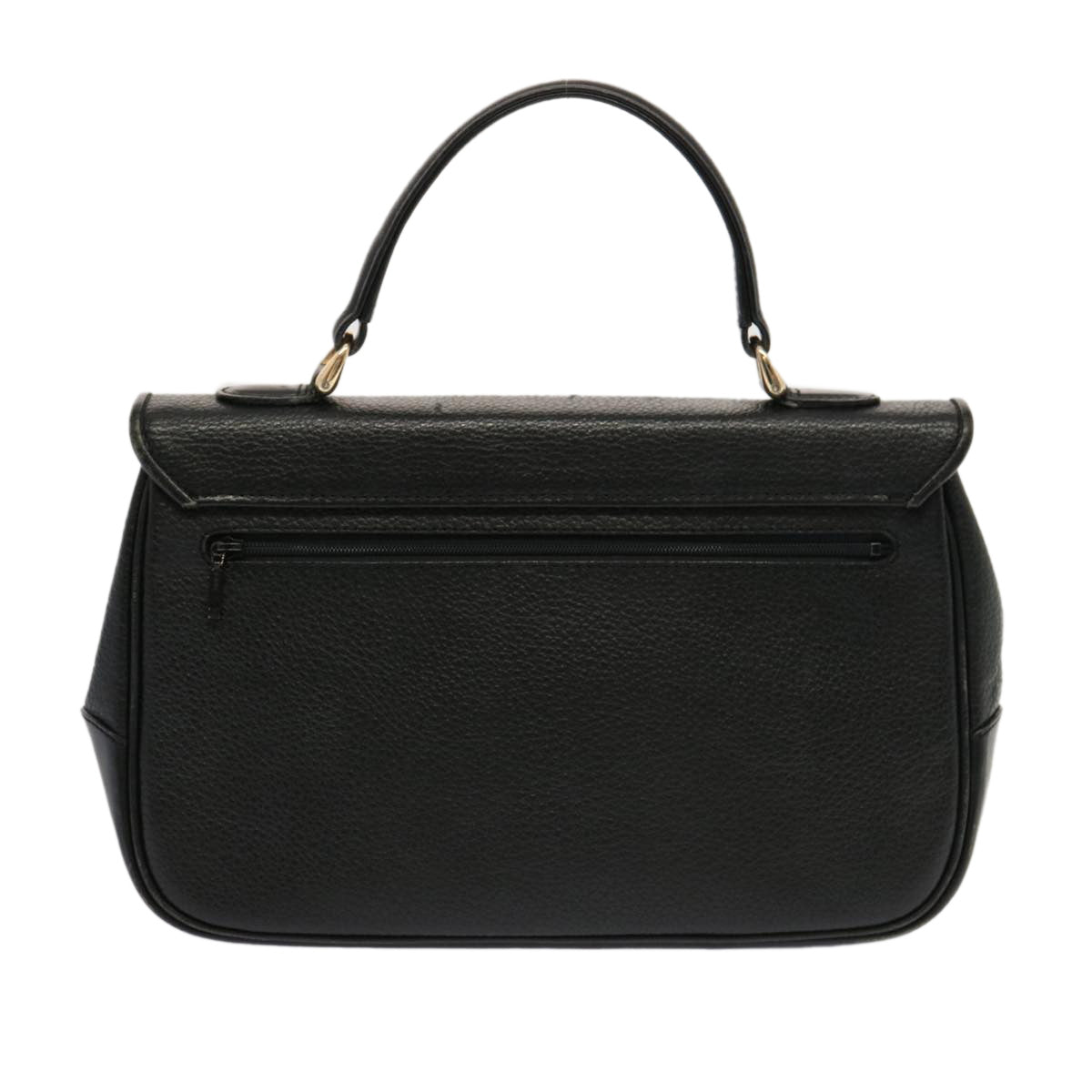 Burberry Black Leather Vintage Check