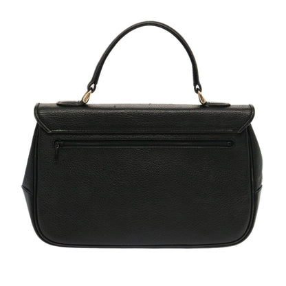 Burberry Black Leather Vintage Check