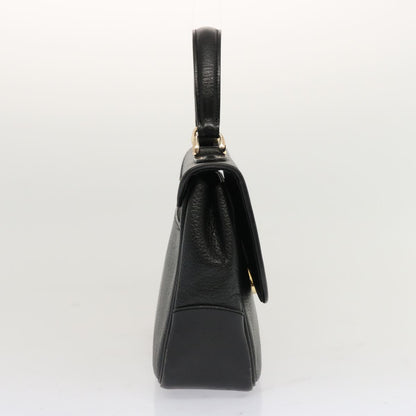 Burberry Black Leather Vintage Check