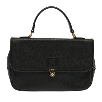 Burberry Black Leather Vintage Check