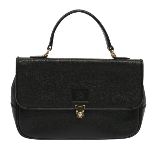 Burberry Black Leather Vintage Check