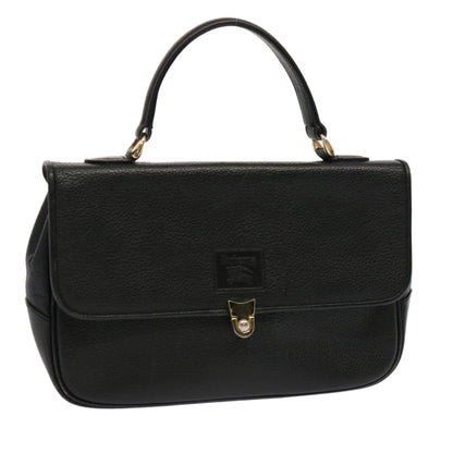 Burberry Black Leather Vintage Check