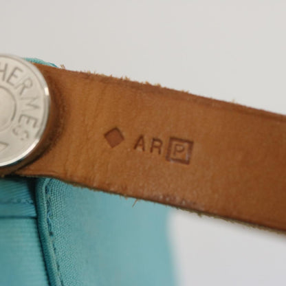 Hermès Blue Canvas Kabak
