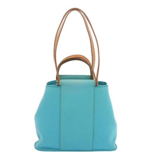 Hermès Blue Canvas Kabak