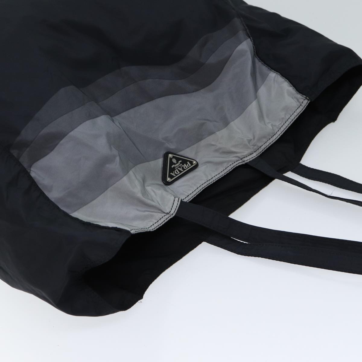 Prada Black Synthetic Tessuto