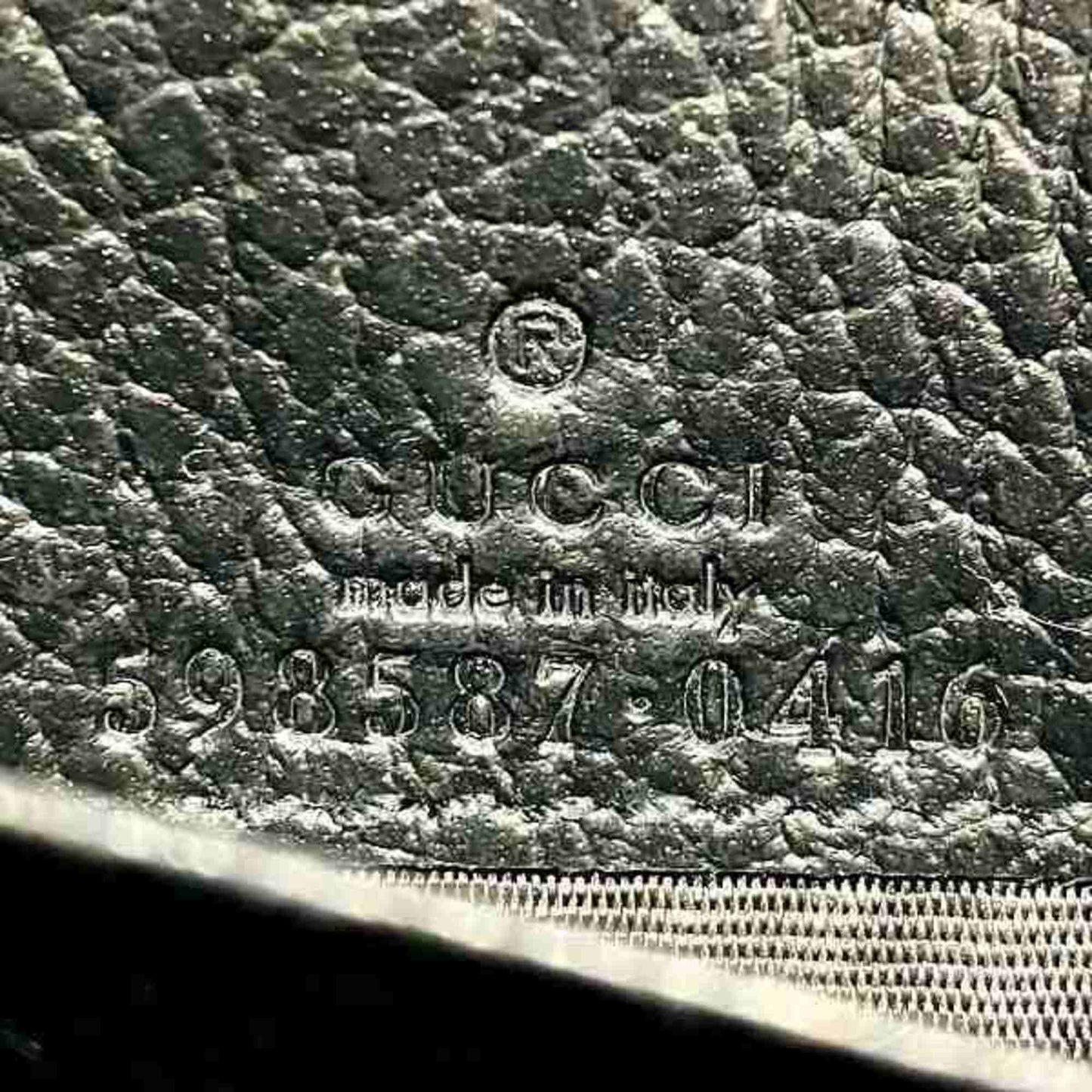 Gucci Black Leather Marmont