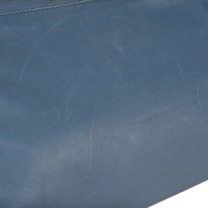 Fendi Blue Leather Peekaboo