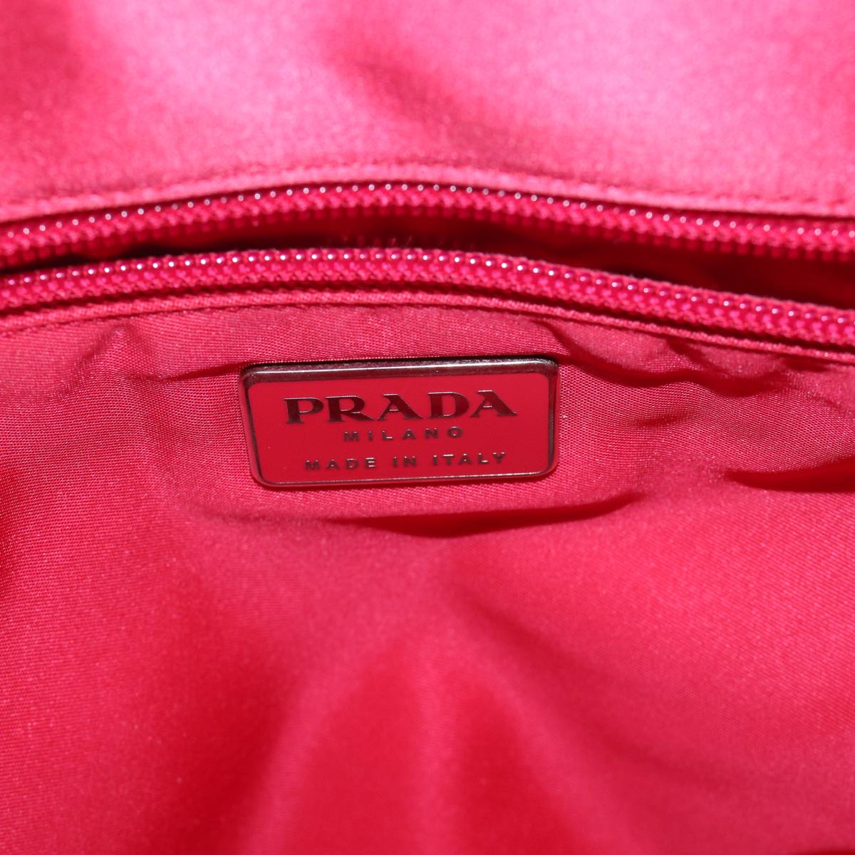 Prada Red Synthetic Tessuto