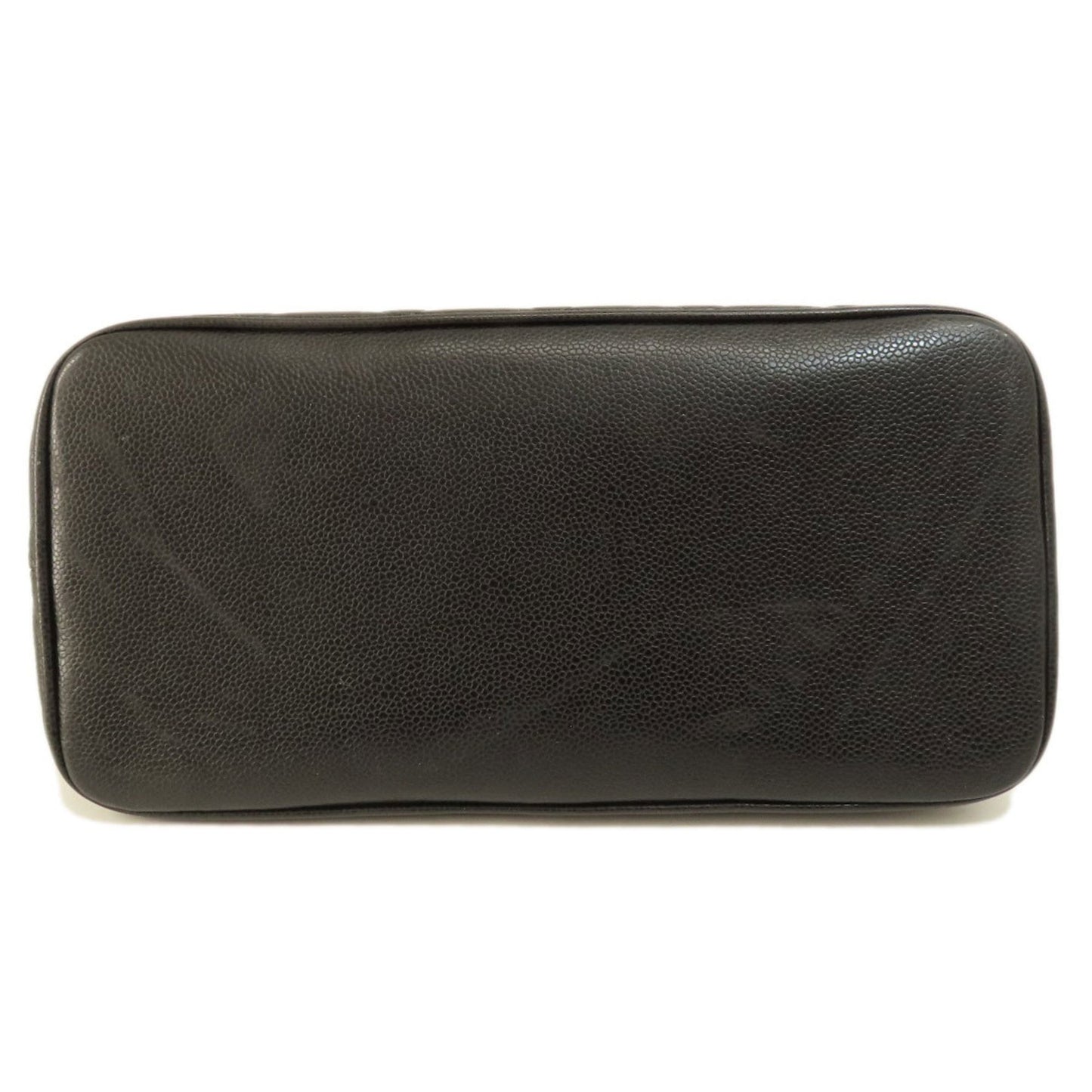 Chanel Black Leather Medaillon