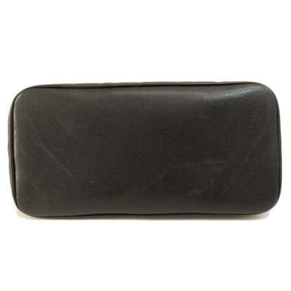 Chanel Black Leather Medaillon