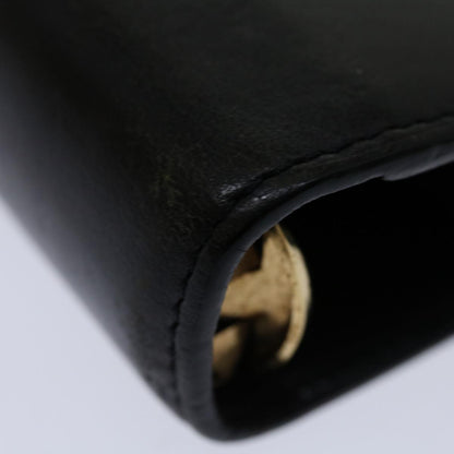 Louis Vuitton Black Leather Agenda Mm