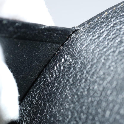 Louis Vuitton Black Leather Agenda Mm