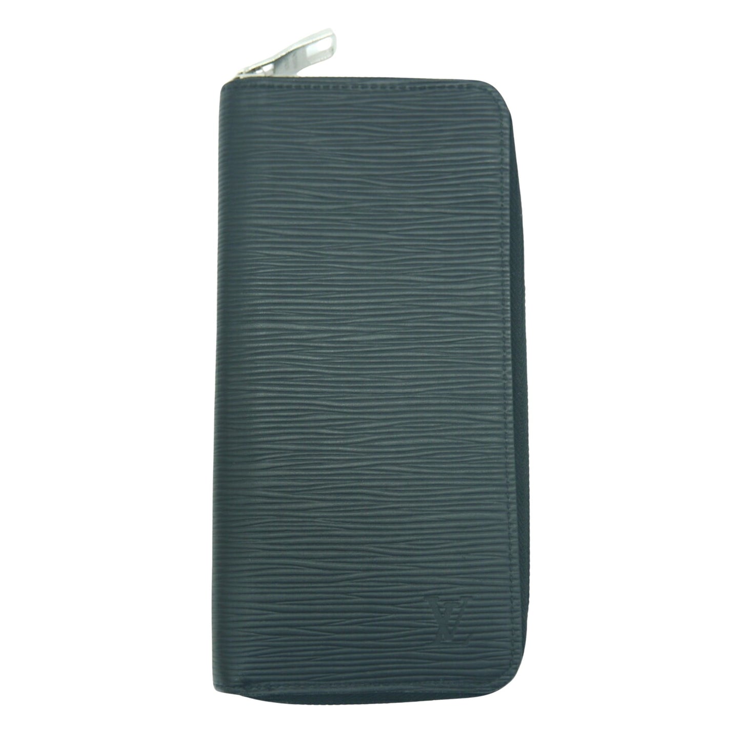 Louis Vuitton Green Leather Portefeuille Zippy