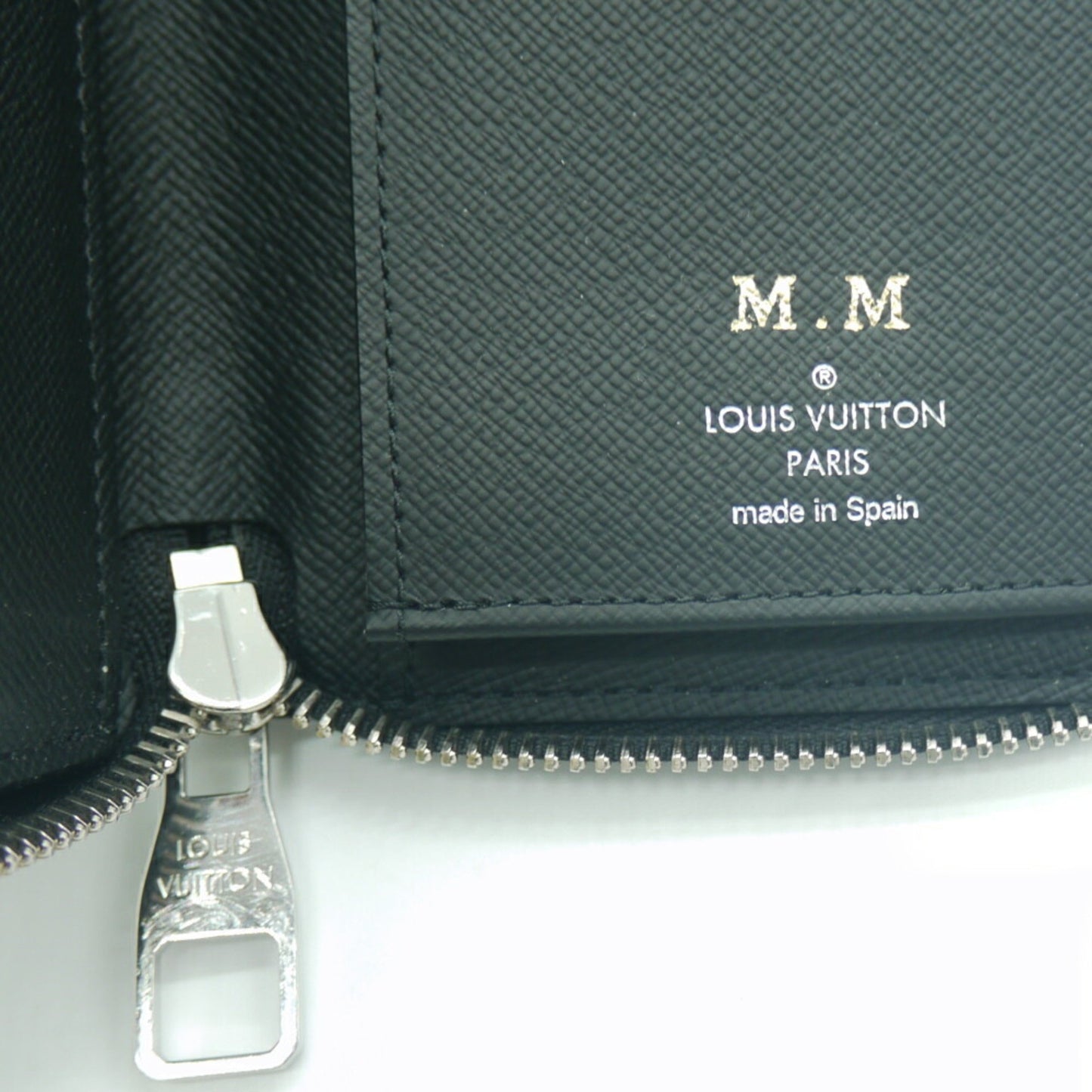 Louis Vuitton Green Leather Portefeuille Zippy