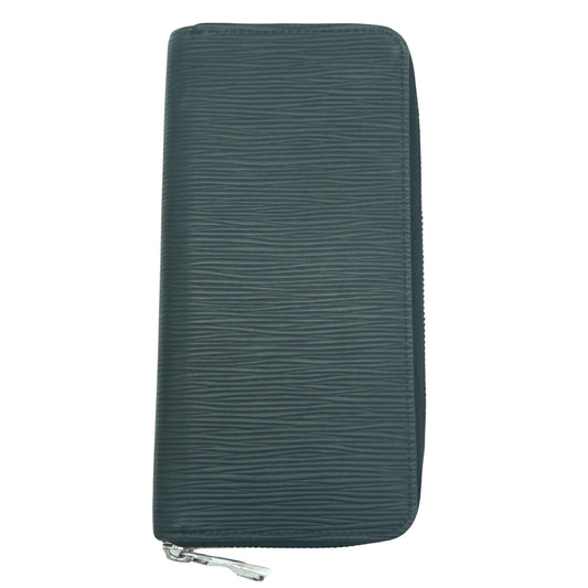 Louis Vuitton Green Leather Portefeuille Zippy