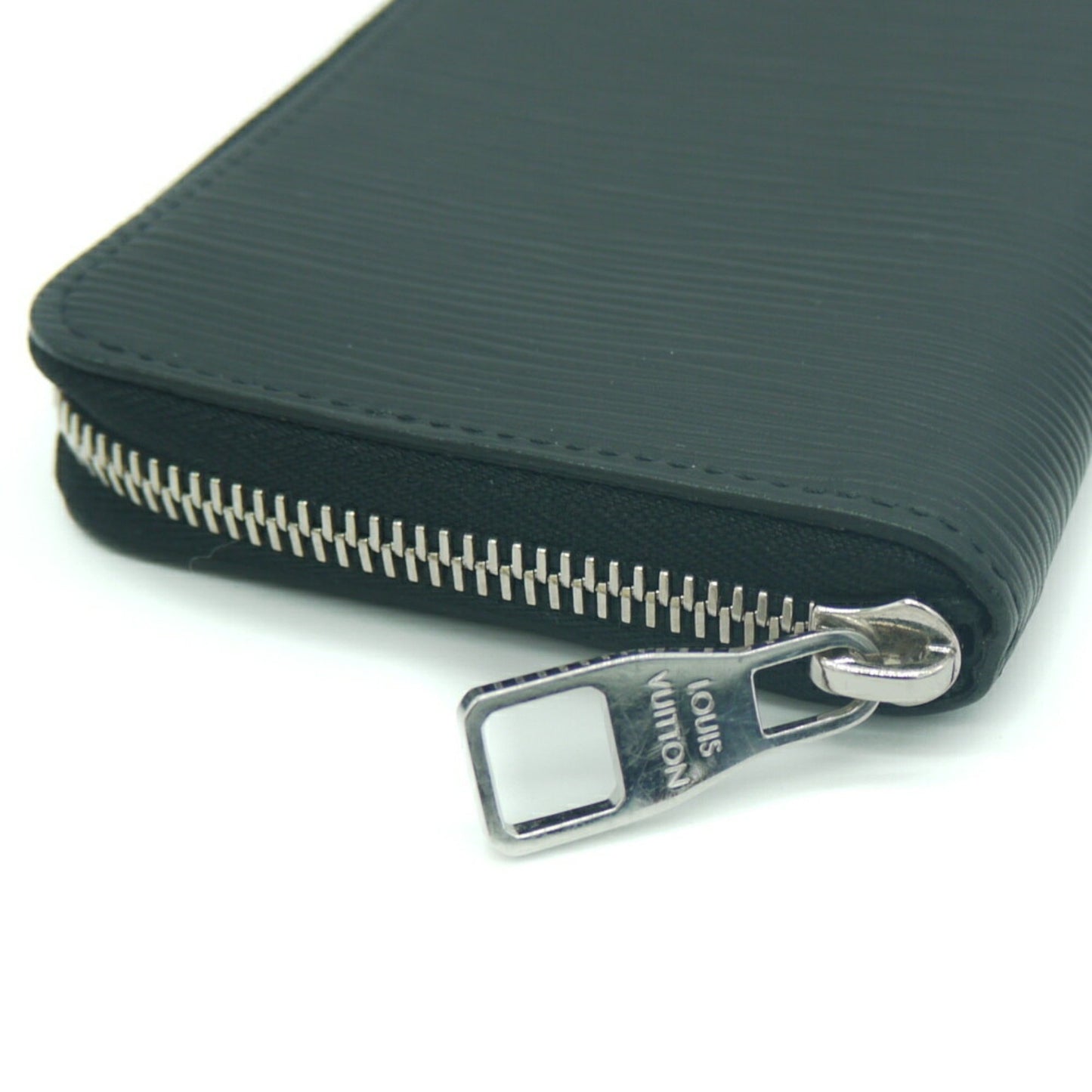 Louis Vuitton Green Leather Portefeuille Zippy