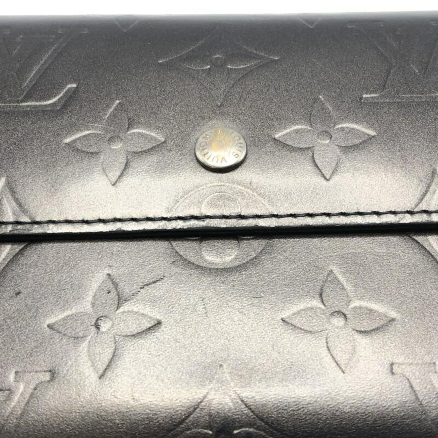 Louis Vuitton Gray Leather Trésor
