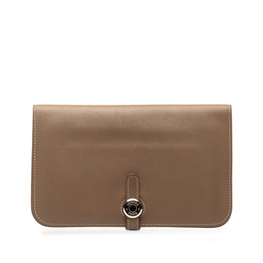 Hermès Purple Leather Dogon Gm