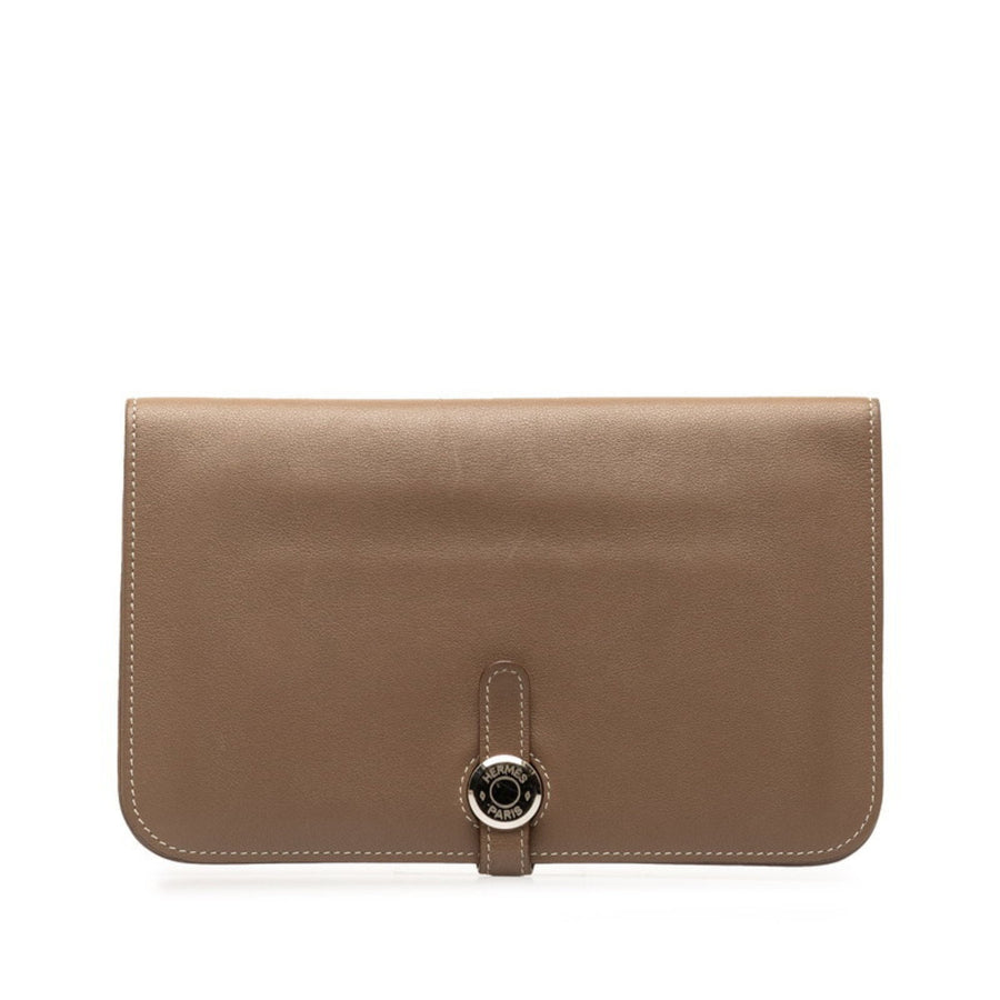 Hermès Purple Leather Dogon Gm