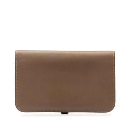 Hermès Purple Leather Dogon Gm