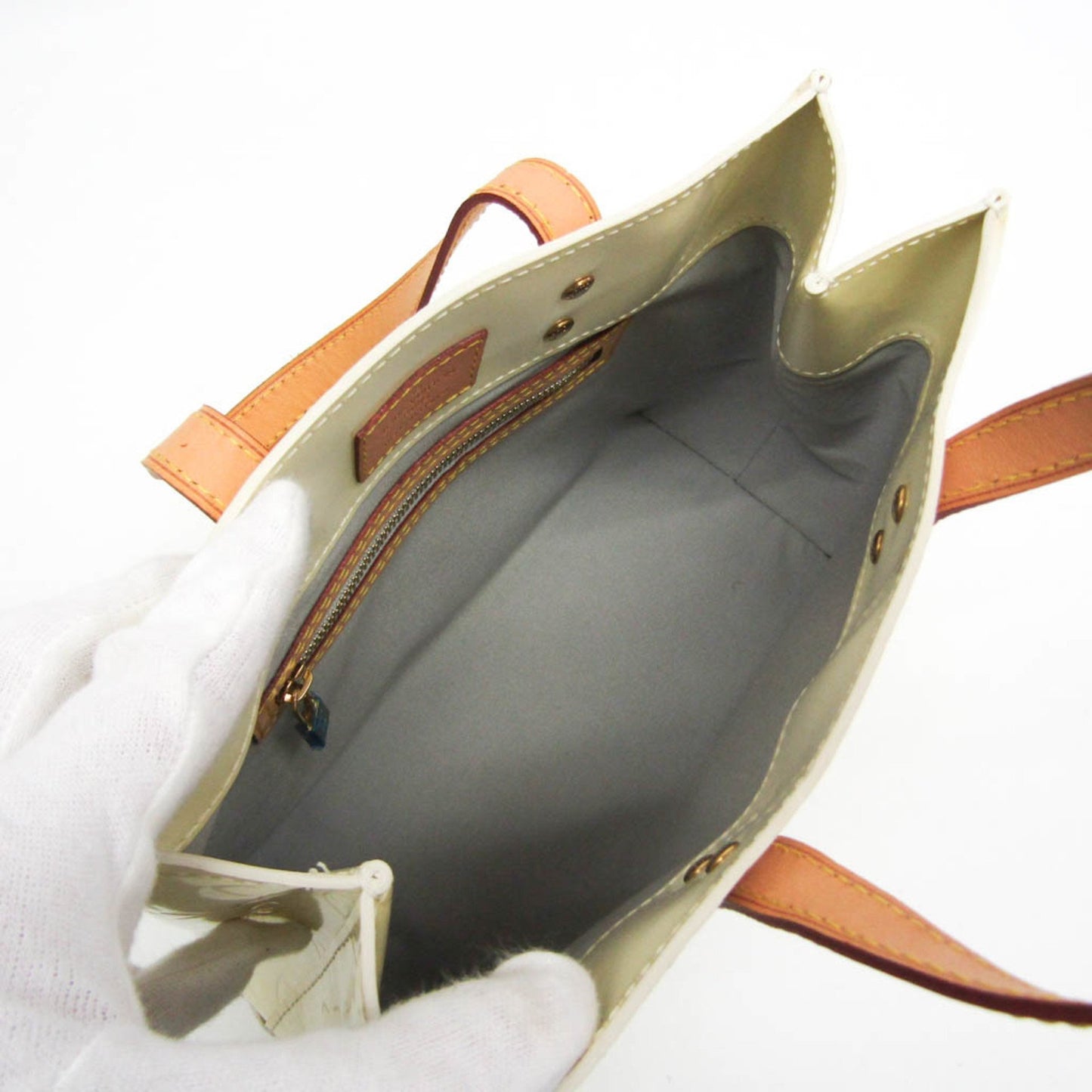 Louis Vuitton Brown Patent Leather Reade