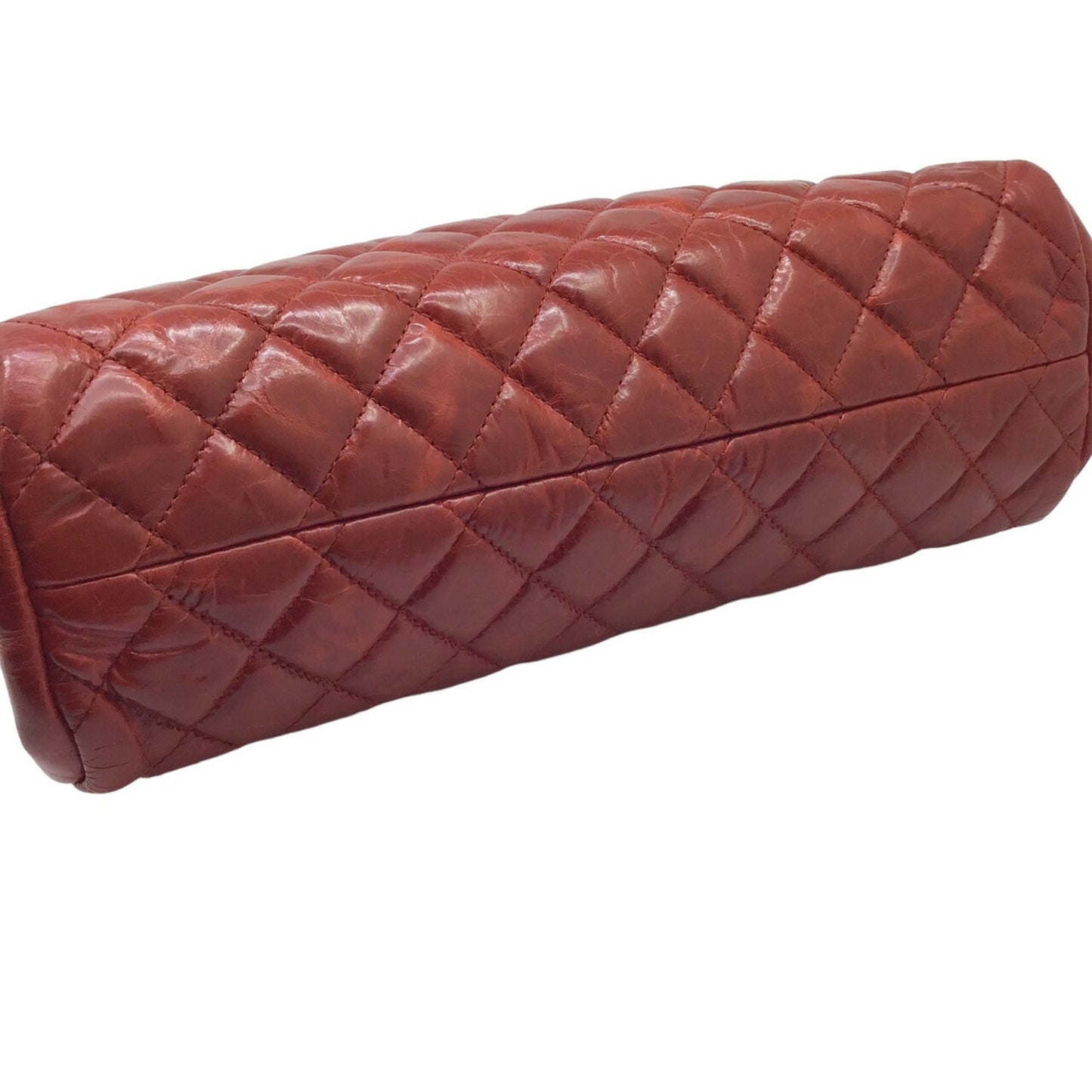 Chanel Red Leather Mademoiselle