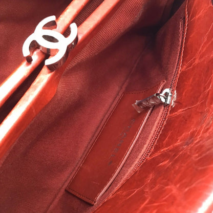 Chanel Red Leather Mademoiselle
