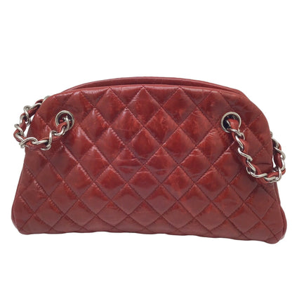 Chanel Red Leather Mademoiselle