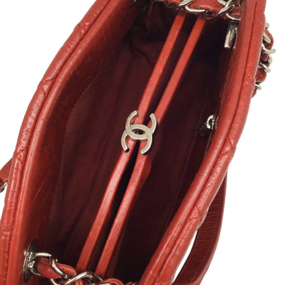 Chanel Red Leather Mademoiselle