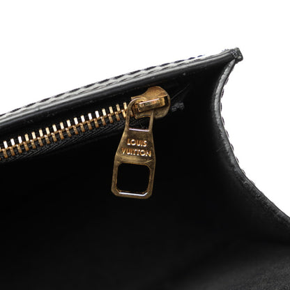 Louis Vuitton Black Leather Dauphine