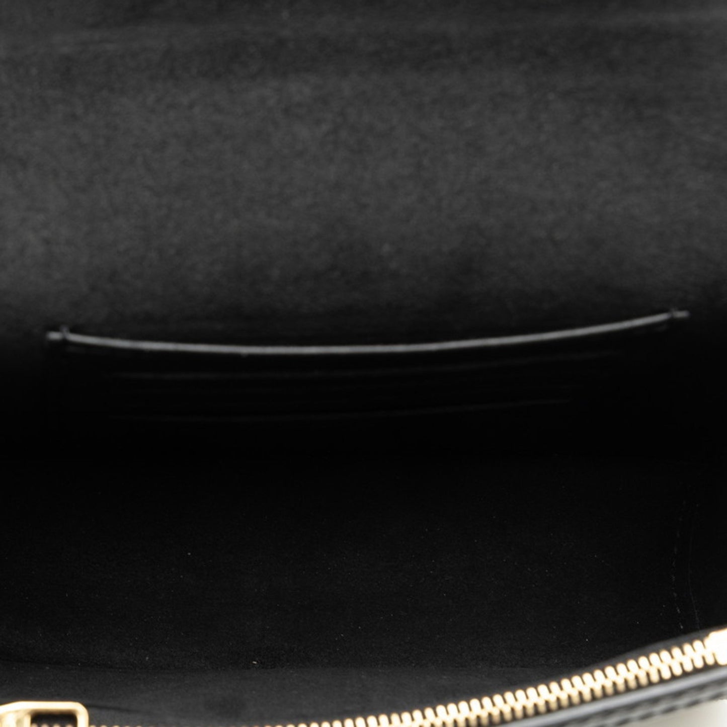 Louis Vuitton Black Leather Dauphine