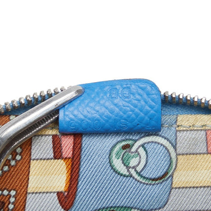 Hermès Blue Leather Silk'in