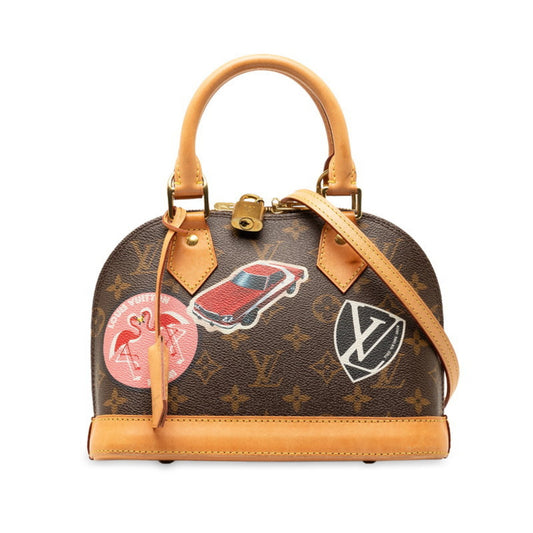 Louis Vuitton Brown Canvas Alma Bb