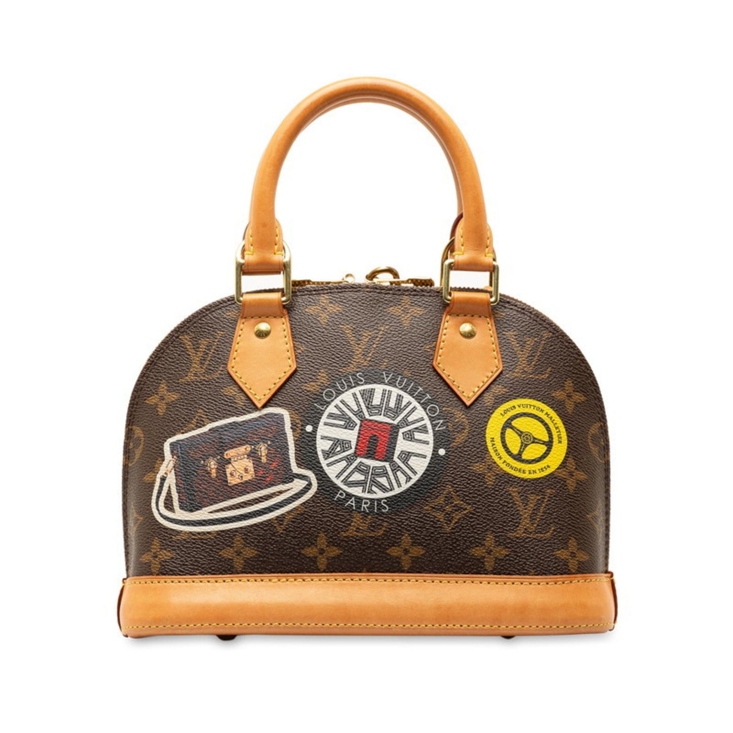 Louis Vuitton Brown Canvas Alma Bb
