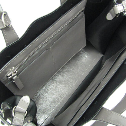 Burberry Gray Leather Handbag