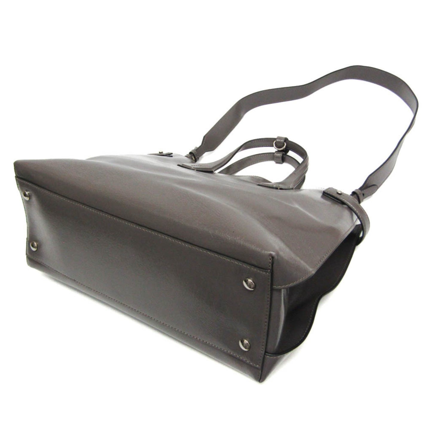 Burberry Gray Leather Handbag