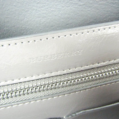 Burberry Gray Leather Handbag