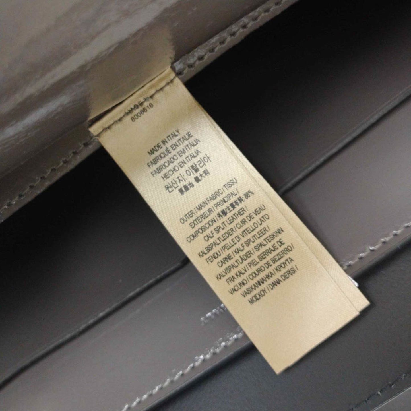 Burberry Gray Leather Handbag