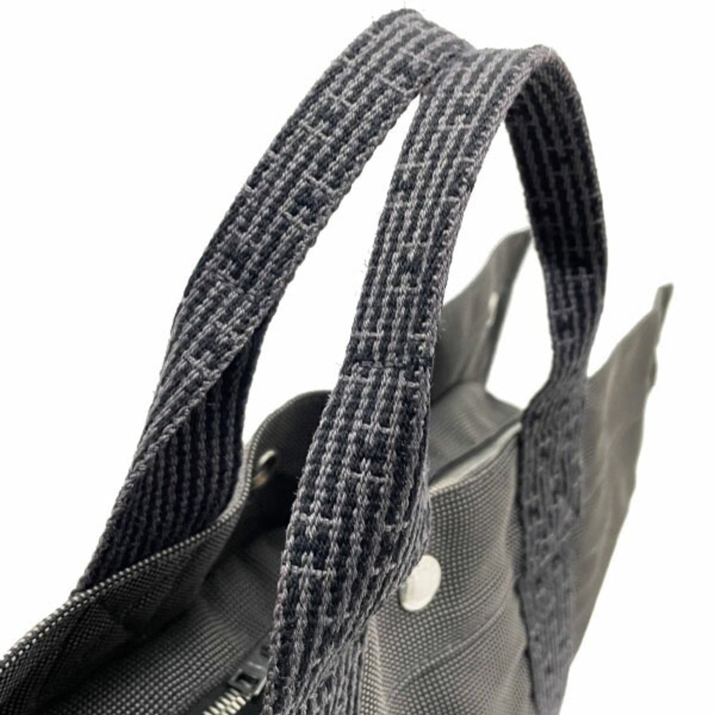Hermès Gray Canvas Herline