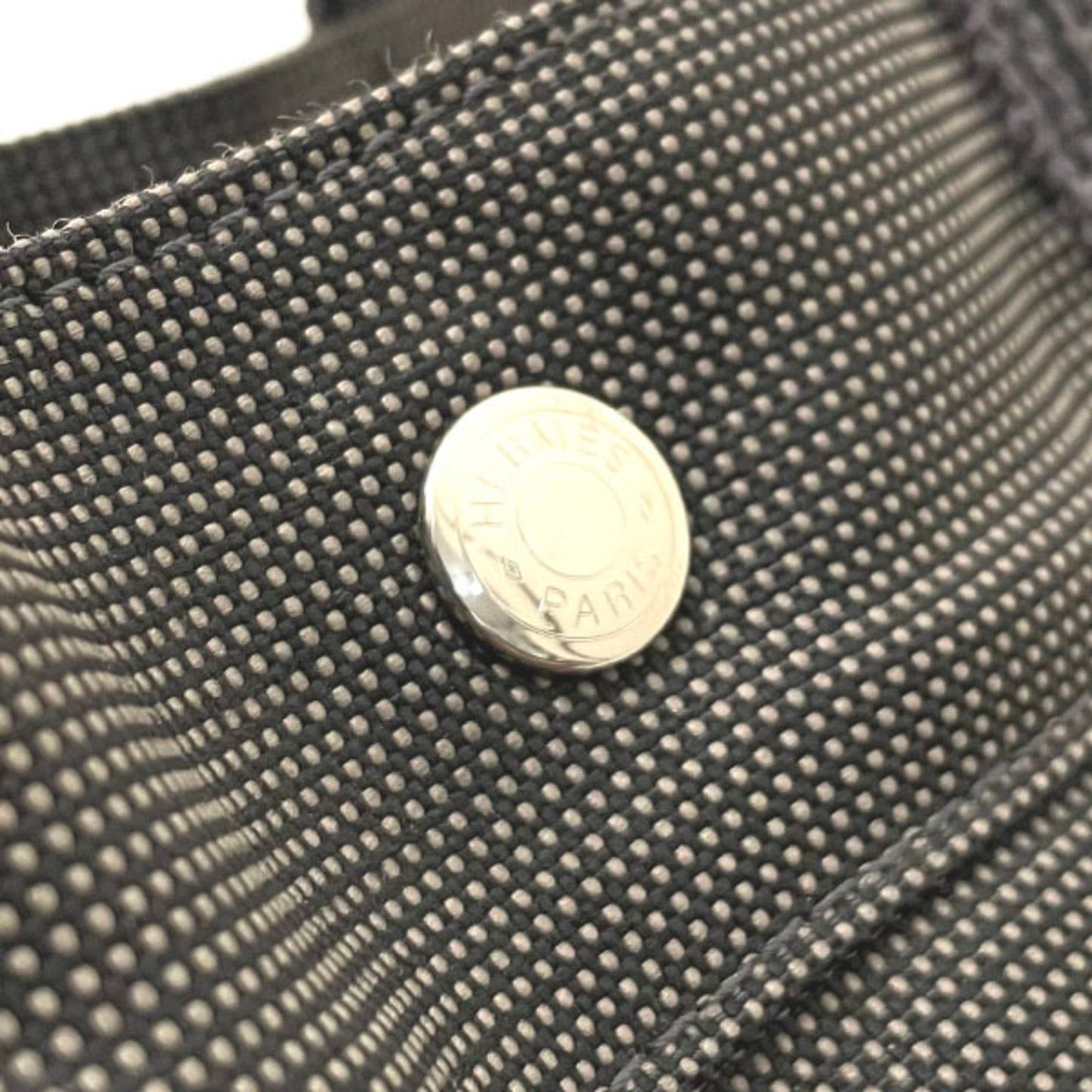 Hermès Gray Canvas Herline