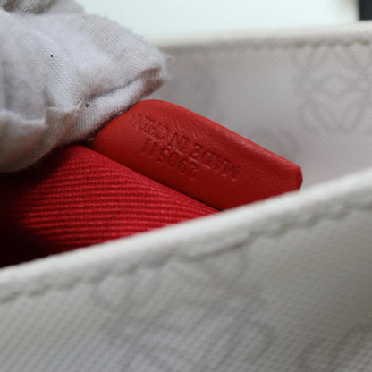 Loewe White Canvas Anagram