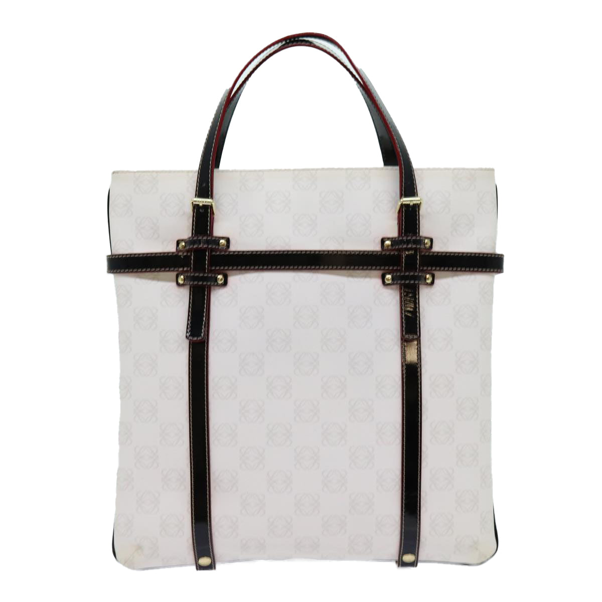 Loewe White Canvas Anagram