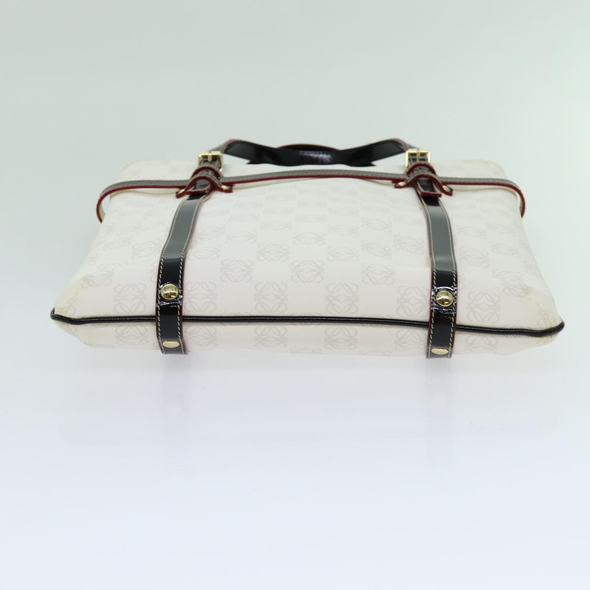 Loewe White Canvas Anagram