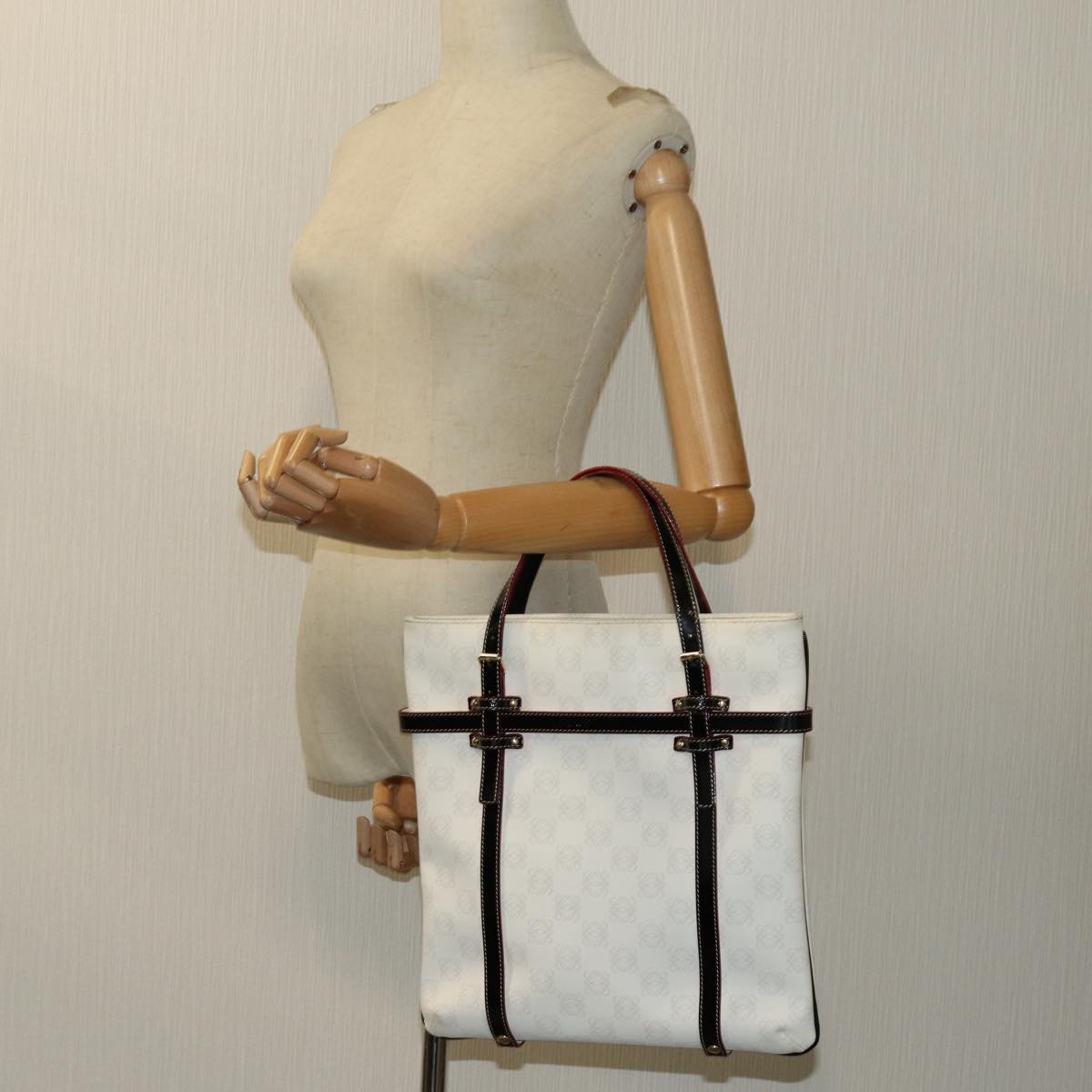 Loewe White Canvas Anagram