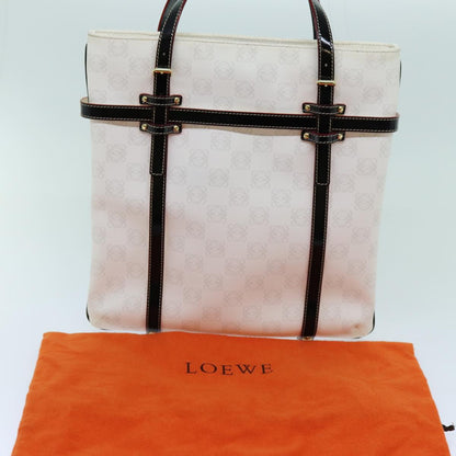 Loewe White Canvas Anagram