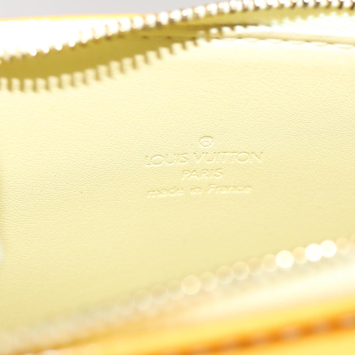 Louis Vuitton Yellow Patent Leather Mott