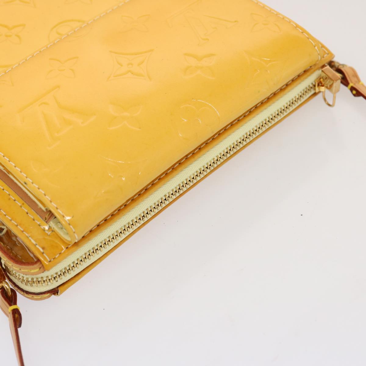Louis Vuitton Yellow Patent Leather Mott