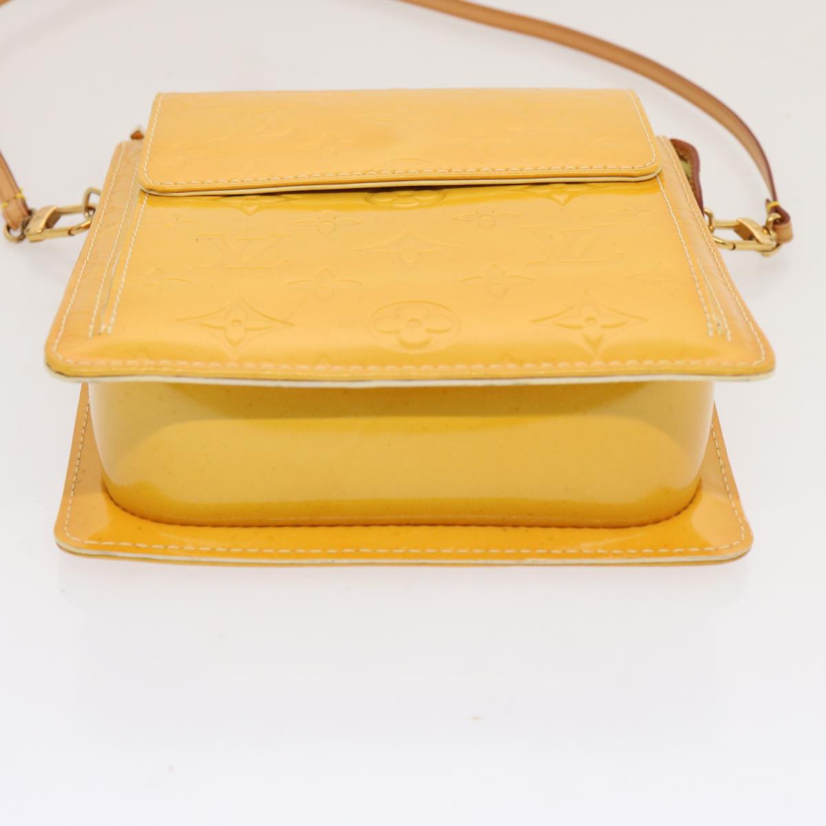 Louis Vuitton Yellow Patent Leather Mott