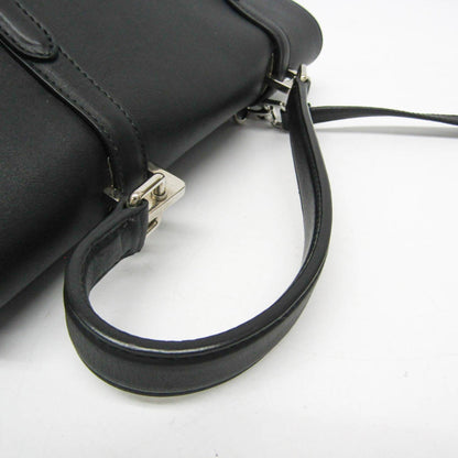 Prada Black Leather Vitello