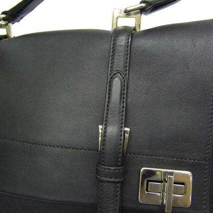 Prada Black Leather Vitello